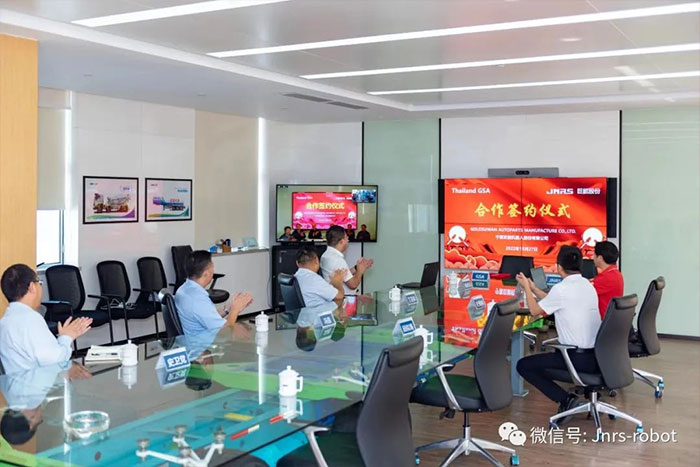 巨能機器人與泰國GSA合作簽約，攜手并進！
